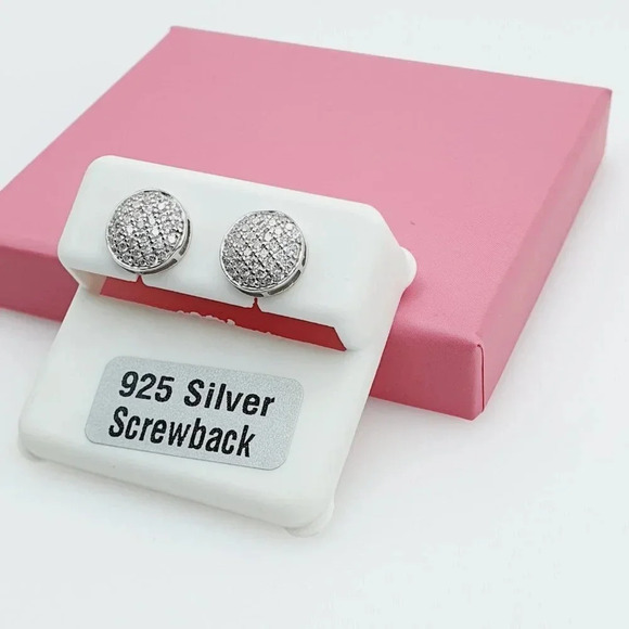 "925 Sterling Silver Cubic Zirconia Earrings, U19254576 - Picture 5 of 11